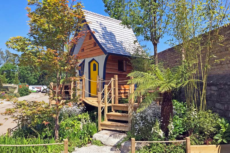 Award-winning treehouse garden design, Bloom 2018