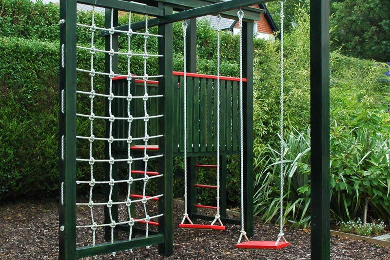Thoughtfully designed play tower in Wicklow garden