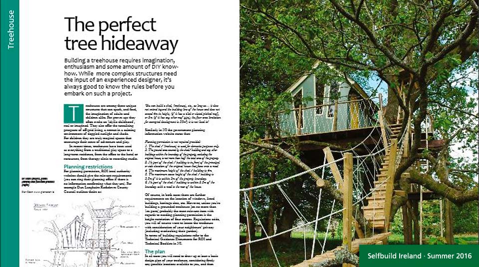 Forest Wild Treehouses in Self Build Magazine